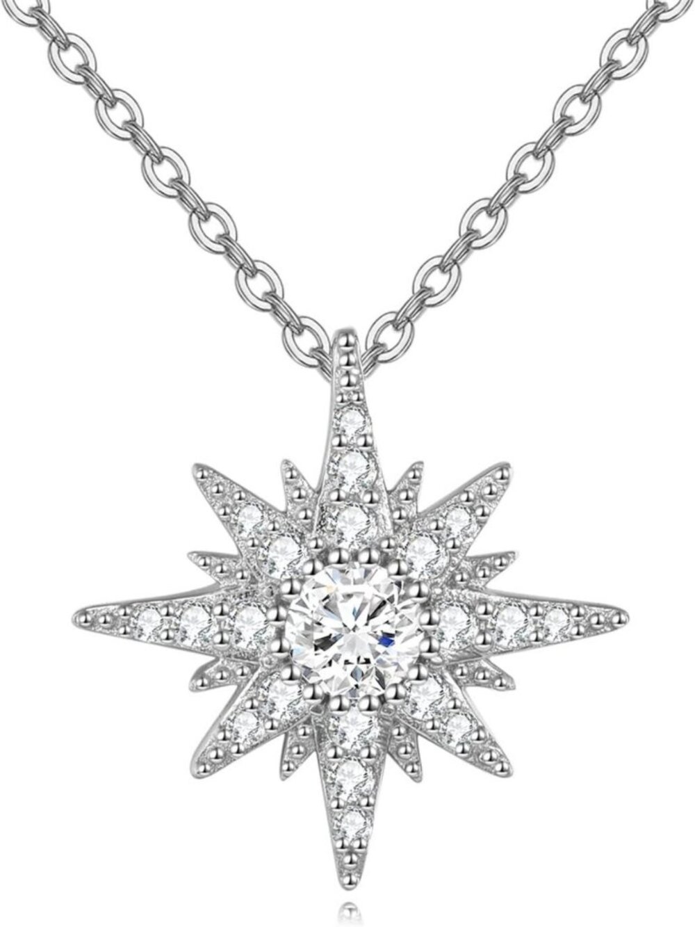 Celestial Starburst Pendant Necklace for Women | Perfect Gift for Christmas